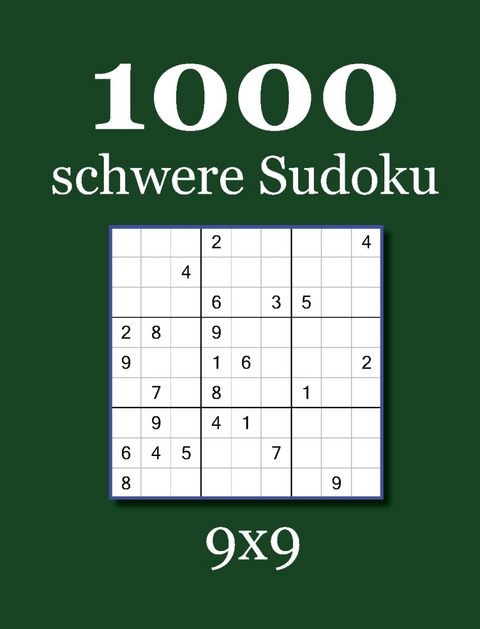 1000 schwere Sudoku 9x9 - David Badger