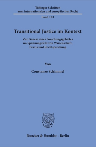Transitional Justice im Kontext.