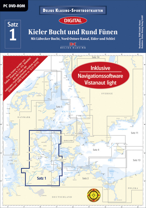 Satz 1: Kieler Bucht und Rund F&uuml;nen (DVD-ROM, Ausgabe 2016)