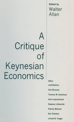 Critique of Keynesian Economics