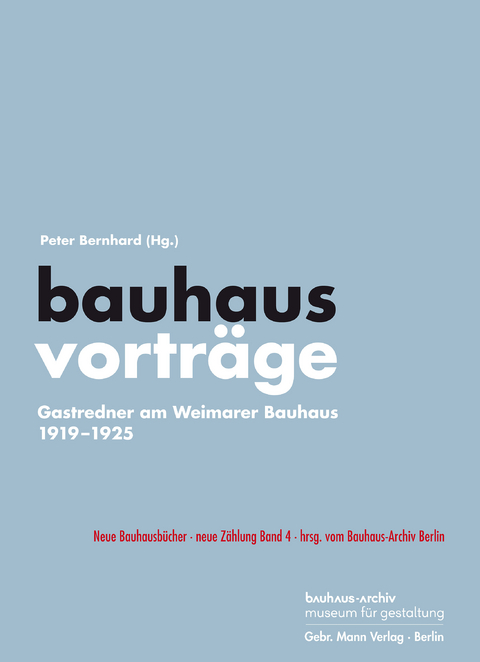 bauhausvortr&auml;ge - 