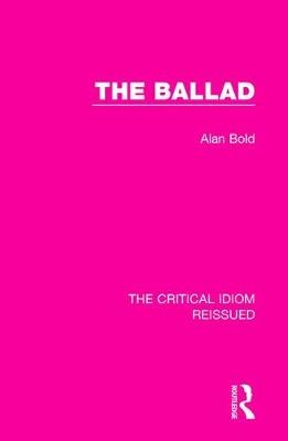 Ballad -  Alan Bold