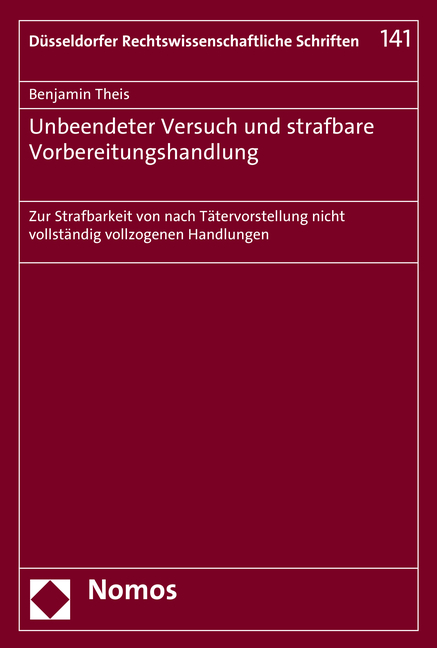 Unbeendeter Versuch und strafbare Vorbereitungshandlung - Benjamin Theis