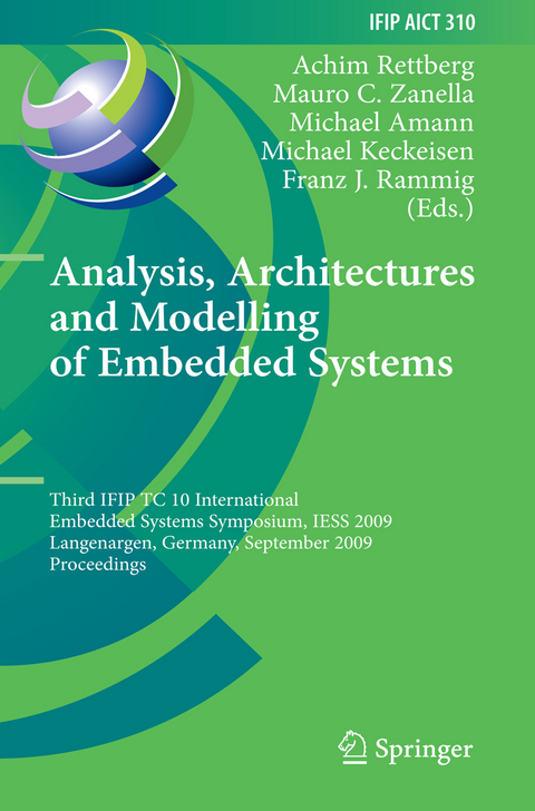Analysis, Architectures and Modelling of Embedded Systems - 