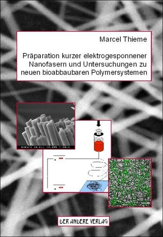 Präparation kurzer elektrogesponnener Nanofasern und Untersuchungen zu neuen bioabbaubaren Polymersystemen