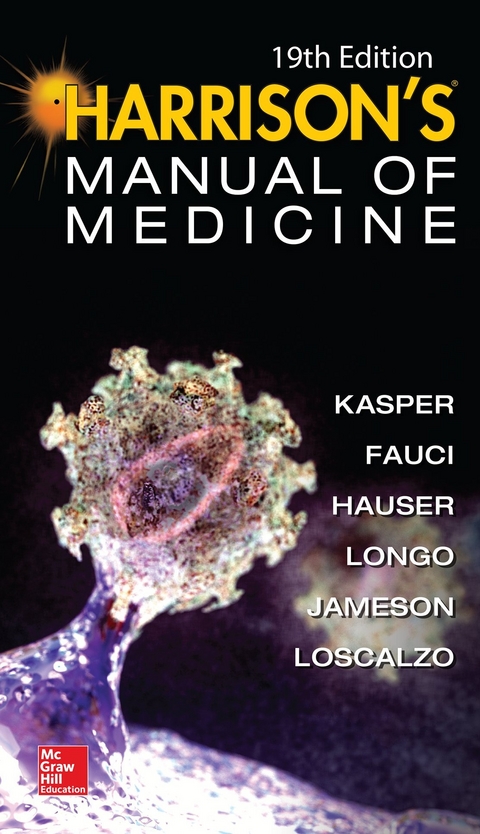 Harrisons Manual of Medicine - Dennis L. Kasper, Anthony S. Fauci, Stephen L. Hauser, Dan L. Longo