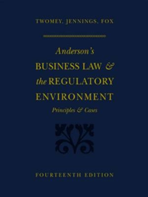 Anderson's Business Law and the Regulatory Environment - David P. Twomey, Marianne Jennings