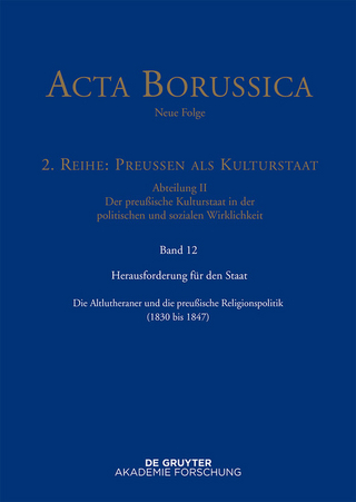 Herausforderung für den Staat