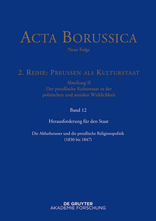 Herausforderung für den Staat