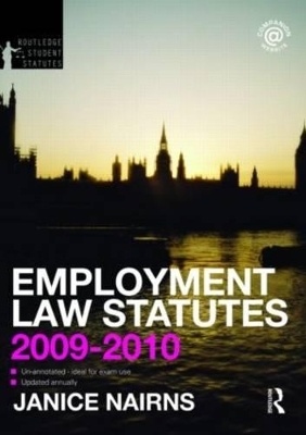 Employment Law Statutes 2009-2010 - Janice Nairns