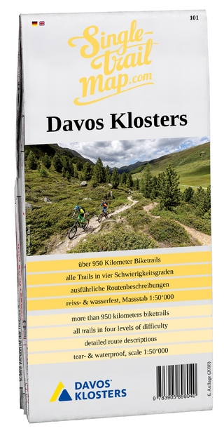Singletrail Map 101 Davos Klosters