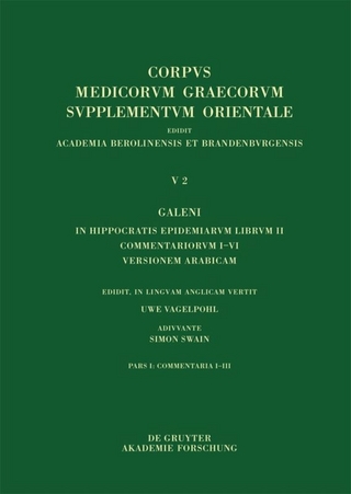 Galeni In Hippocratis Epidemiarum librum II Commentariorum I-III versio Arabica