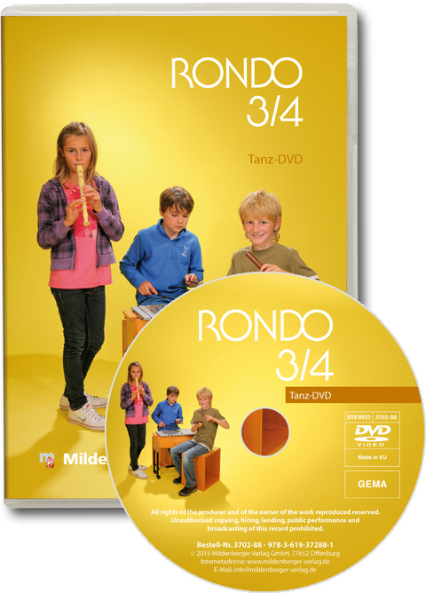 Rondo. Musiklehrgang für die Grundschule - Neubearbeitung / RONDO 3/4 – Tanz-DVD