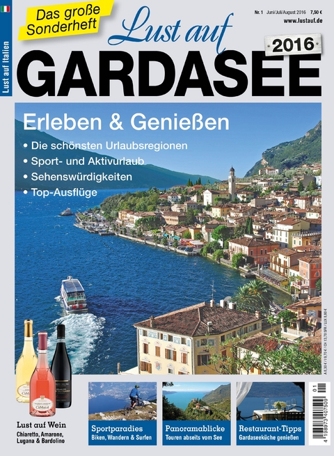 Lust auf Gardasee 2016 - Erleben & Genie&szlig;en