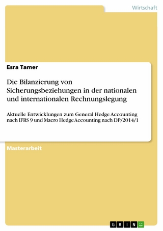 Die Bilanzierung von Sicherungsbeziehungen in der nationalen und internationalen Rechnungslegung