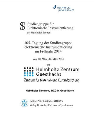 105. Tagung der Studiengruppe elektronische Instrumentierung im Frühjahr 2014