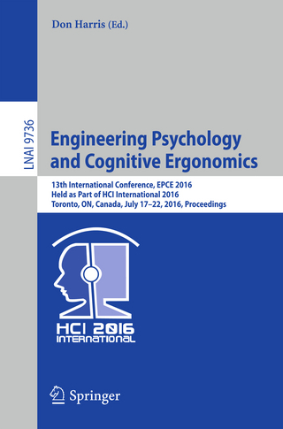 Engineering Psychology and Cognitive Ergonomics