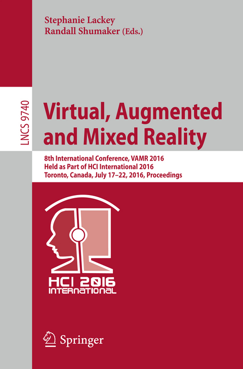 Virtual, Augmented and Mixed Reality - 