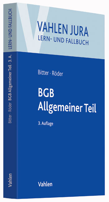 BGB Allgemeiner Teil - Georg Bitter, Sebastian Röder