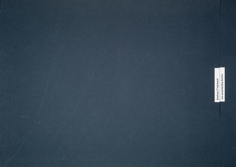 Ein verwinkeltes Archiv - Andreas Trabitzsch