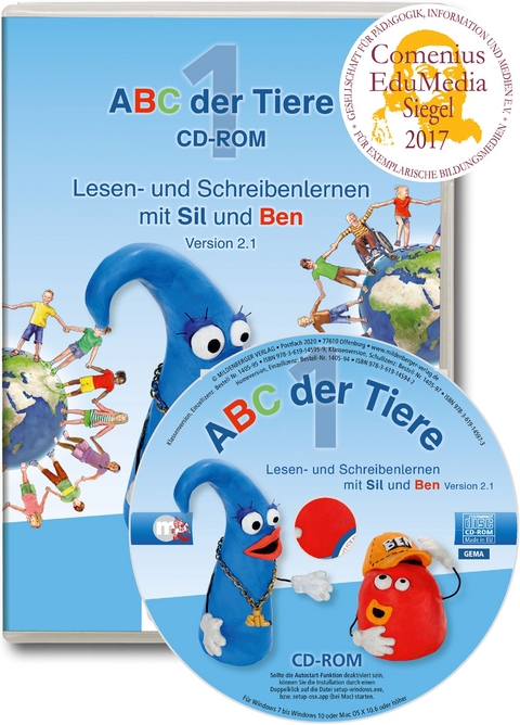 ABC der Tiere 1 &ndash; CD-ROM, Klassenversion, Einzellizenz &middot; Neubearbeitung - Klaus Kuhn, Kerstin Mrowka-Nienstedt