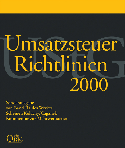 Umsatzsteuer-Richtlinien 2000 - 