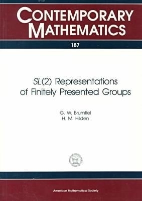 SL2 Representations of Finitely Presented Groups -  American Mathematical Society
