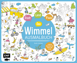 Stadt, Land, Fluss – Das Wimmel-Ausmalbuch