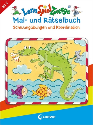 LernSpielZwerge - Mal- und Rätselbuch - Schwungübungen und Koordination