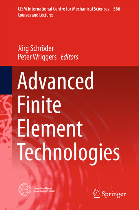 Advanced Finite Element Technologies - 