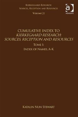 Volume 21, Tome I: Cumulative Index -  Katalin Nun Stewart