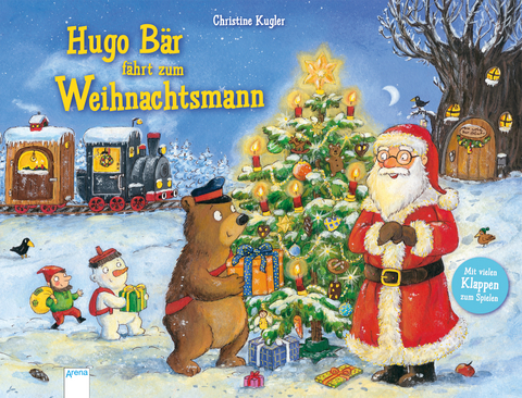 Hugo B&auml;r f&auml;hrt zum Weihnachtsmann - Christine Kugler