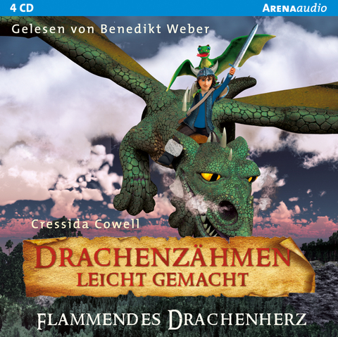 Drachenz&auml;hmen leicht gemacht (8). Flammendes Drachenherz - Cressida Cowell