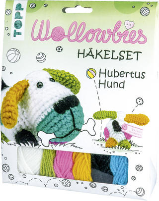 Wollowbies Häkelset Hubertus Hund