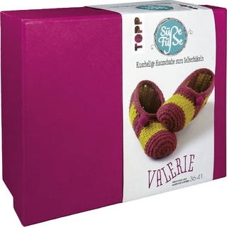 Süße Füße Hausschuh-Häkelset Valerie