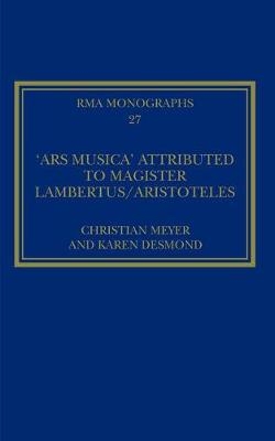 'Ars musica' Attributed to Magister Lambertus/Aristoteles