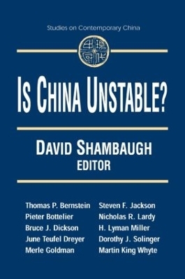 Is China Unstable? - David L. Shambaugh