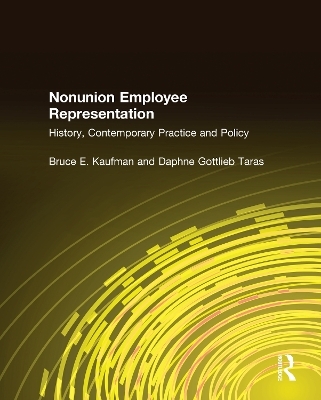 Nonunion Employee Representation - Bruce E. Kaufman, Daphne Gottlieb Taras