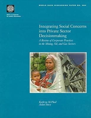 Integrating Social Concerns Into Private Sector Decisionmaking - World Bank
