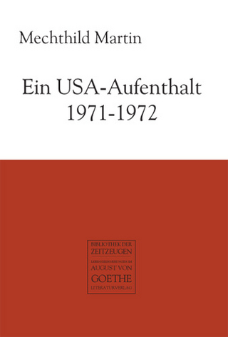 Ein USA-Aufenthalt 1971-1972