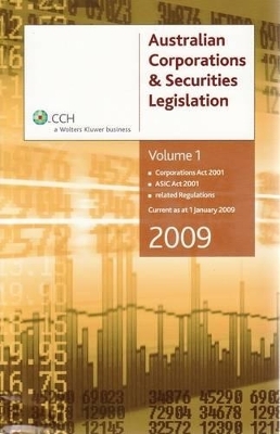 CCH Corporations Law Study Kit 2009