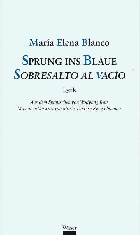 Sprung ins Blaue / Sobresalto al vac&iacute;o - Mar&iacute;a Elena Blanco