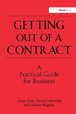 Getting Out of a Contract - A Practical Guide for Business