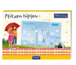 Möwenweg Pfützen hüpfen