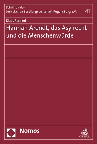 Hannah Arendt, das Asylrecht und die Menschenwürde
