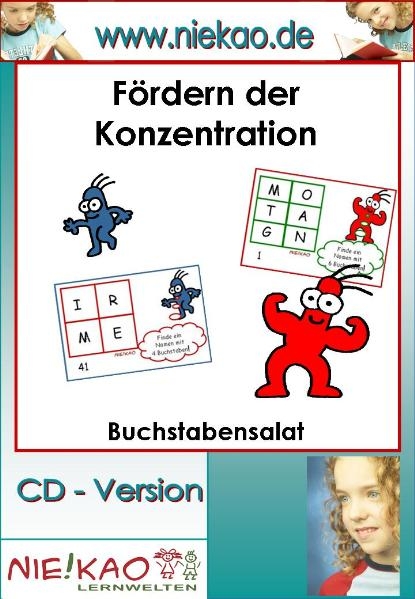F&ouml;rdern der Konzentration - Buchstabensalat - Steffi Kiel