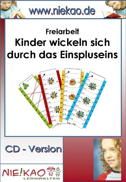 Freiarbeit - Kinder wickeln sich durch das Einspluseins - Steffi Kiel