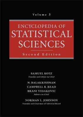 Encyclopedia of Statistical Sciences, Volume 3