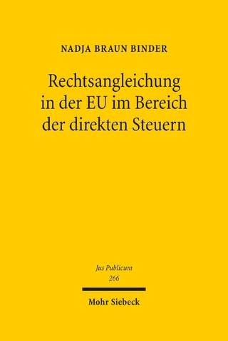 Rechtsangleichung in der EU im Bereich der direkten Steuern