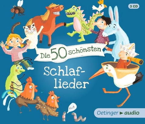 Die 50 sch&ouml;nsten Schlaflieder, 3 Audio-CDs - 
